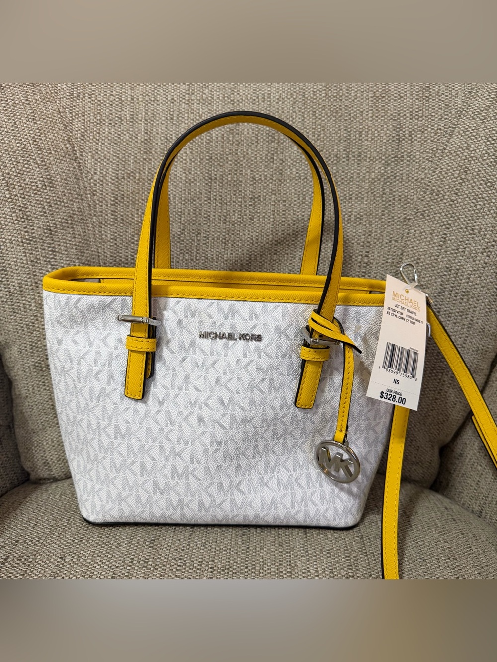 Michael Kors Jet Set Travel XS CRYL CONV TZ Tote